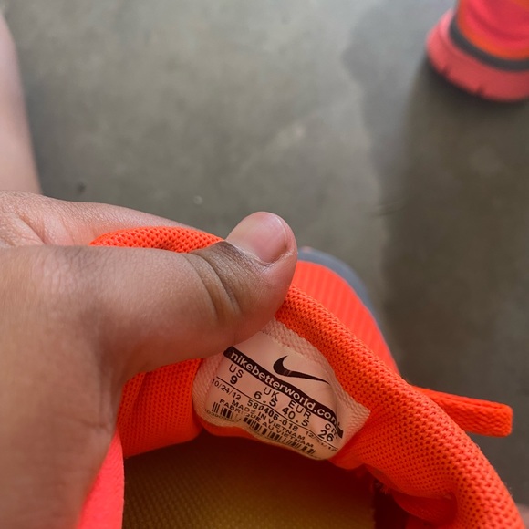 Orange Nike Shoes - Picture 3 of 3